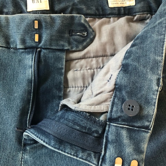 GAP Curvy Skinny Jeans Sz 8 - Picture 4 of 11